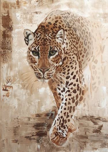 Leopard Oil Painting thumb