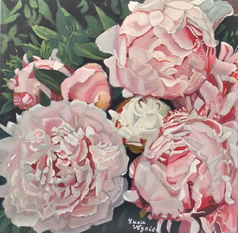 Print of Photorealism Floral Paintings by Ksenia Voynich