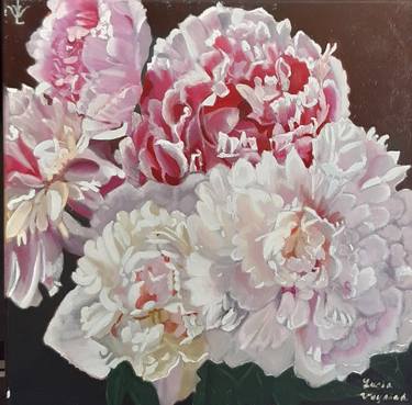 Print of Realism Floral Paintings by Ksenia Voynich