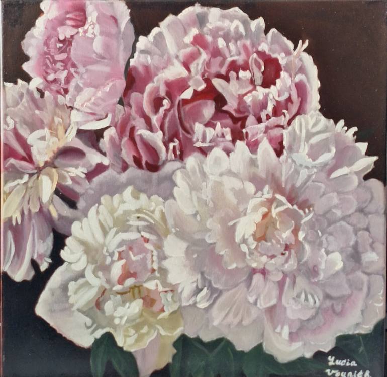 Print of Realism Floral Paintings by Ksenia Voynich