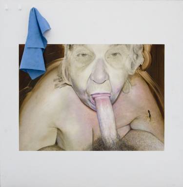Print of Realism Nude Collage by Jukka Siikala