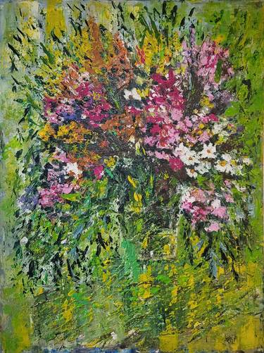 Print of Abstract Floral Paintings by Elena Adams