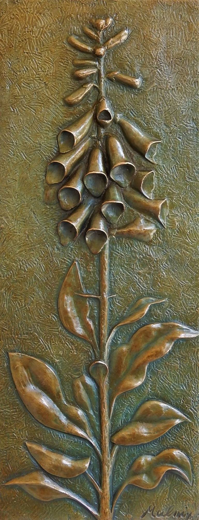 Original Fine Art Botanic Sculpture by Gary Mulnix