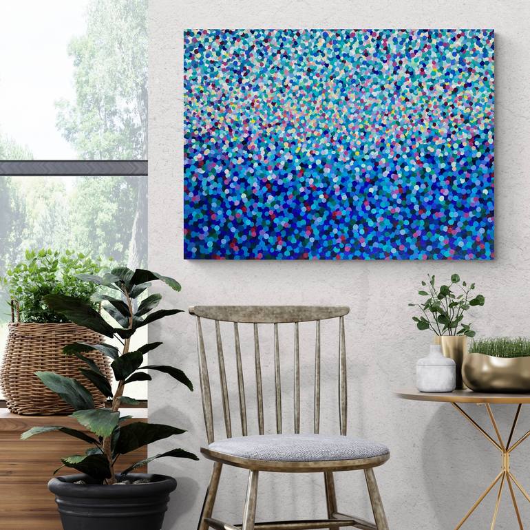 Original Abstract Seascape Painting by Katherine Spiller