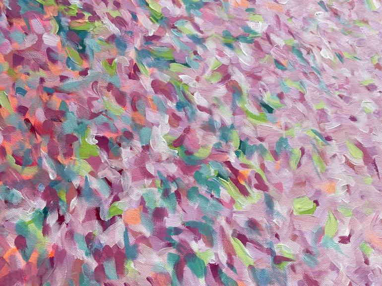 Original Abstract Floral Painting by Katherine Spiller