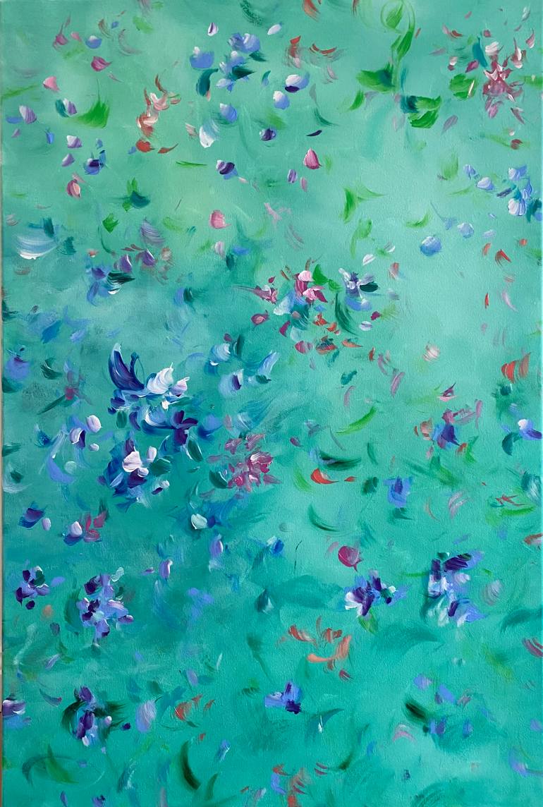 Original Impressionism Abstract Painting by Katherine Spiller