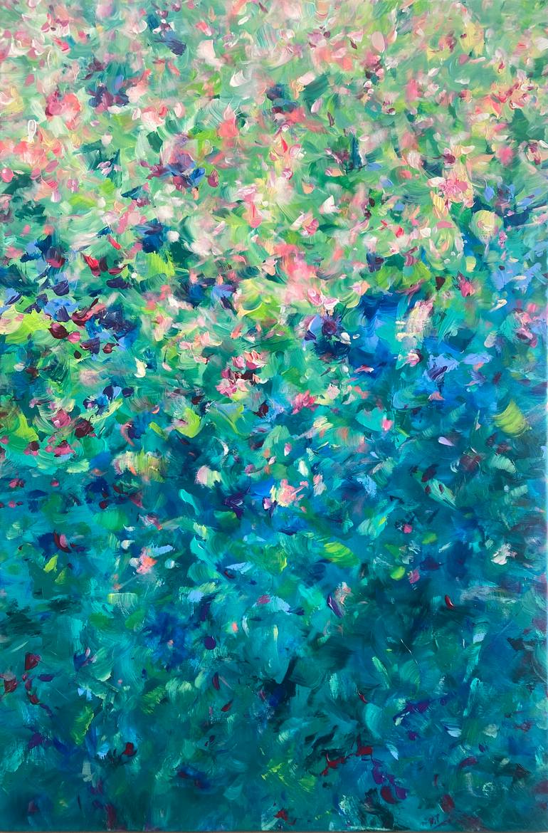 Original Impressionism Abstract Painting by Katherine Spiller