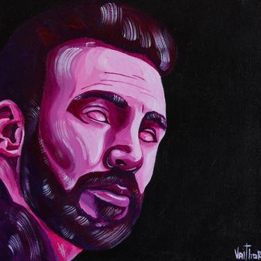 Original Celebrity Painting by Vitor Magro