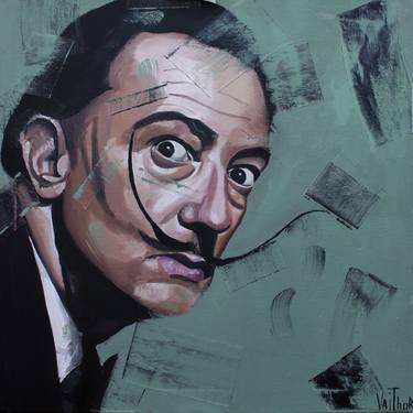 Original Portrait Painting by Vitor Magro