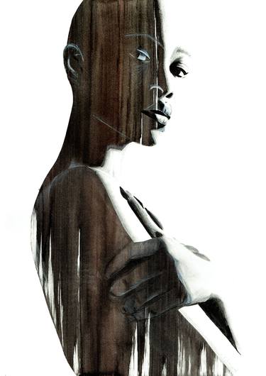 Original Figurative Women Paintings by Aly Lloyd