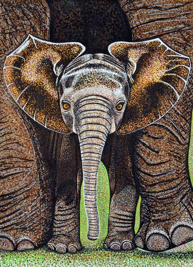 Original Surrealism Animal Paintings by Teal Buehler