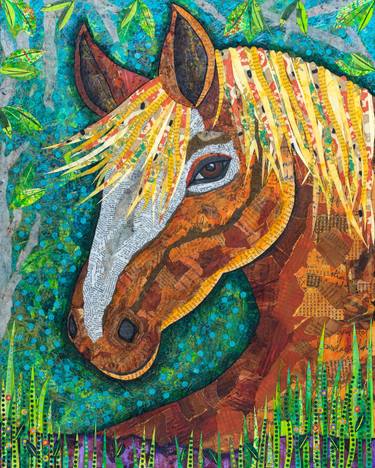 Print of Impressionism Animal Collage by Teal Buehler