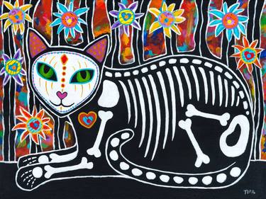 Print of Surrealism Cats Collage by Teal Buehler