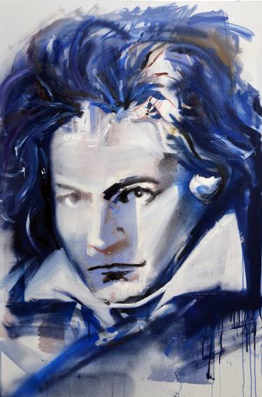 Original Expressionism Portrait Paintings by Andrej Babenko