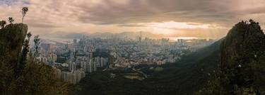 Kowloon, Hong Kong from Lion Rock Mountain thumb