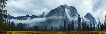Yosemite Mountains and Fog thumb