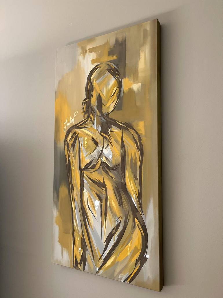 Original Abstract Erotic Painting by Julia Parisi