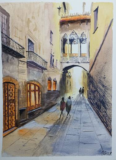 Print of Travel Paintings by Olha Kovalchuk