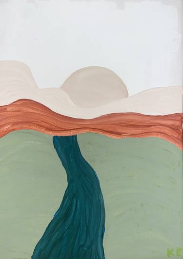 Print of Abstract Landscape Paintings by Kayla Earlywine
