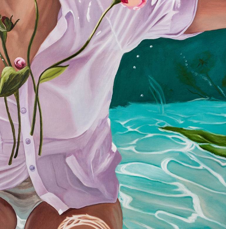 Original Figurative Women Painting by Inna Medvedeva