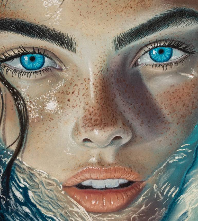 Original Figurative Women Drawing by Inna Medvedeva