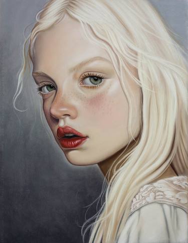 Original Figurative Women Drawings by Inna Medvedeva