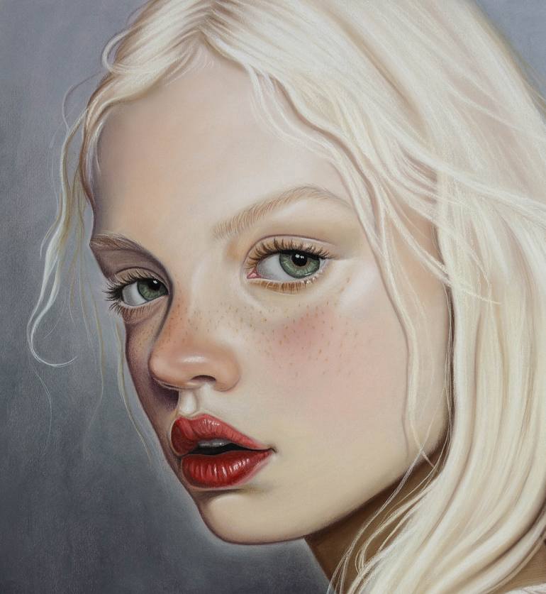Original Figurative Women Drawing by Inna Medvedeva