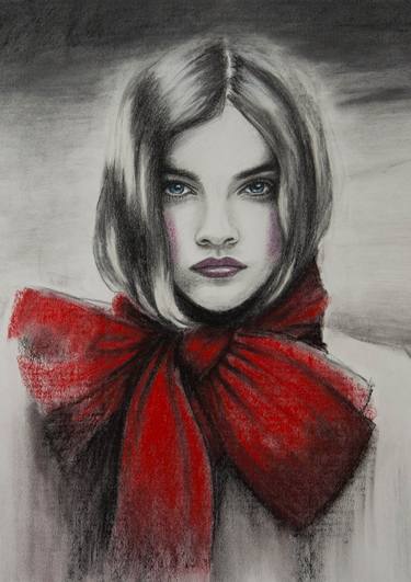 Print of Portrait Drawings by Inna Medvedeva