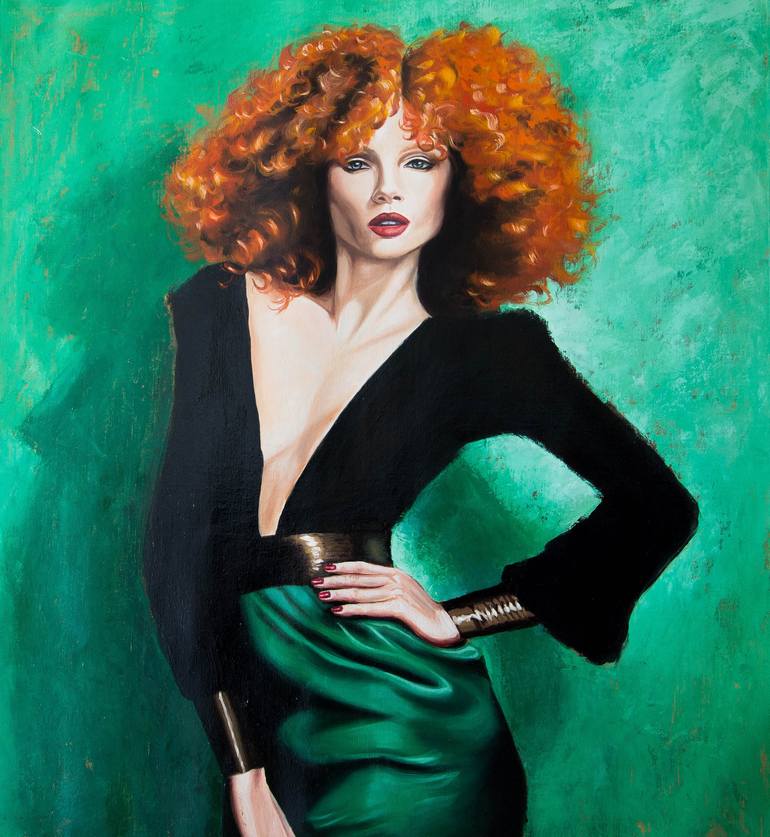 Print of Contemporary Women Paintings by Inna Medvedeva
