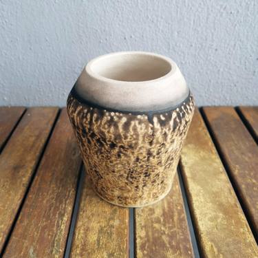 Hoseki Raku Fired Ceramic Pottery Vase - Obvara thumb