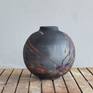 RAAQUU Large globe ceramic vase side view