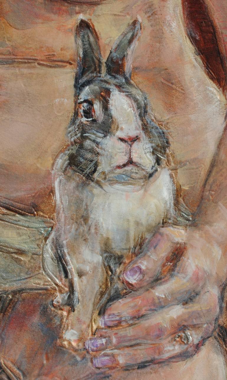 Original Figurative Nude Painting by Mollie Kellogg
