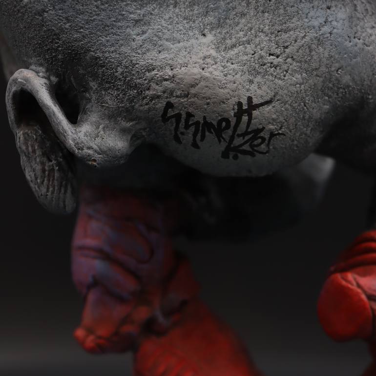Original Whimsical Fantasy Sculpture by Foundry Michelangelo