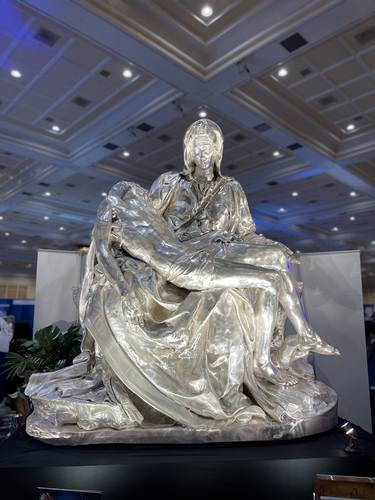 Original Fine Art Religious Sculpture by Foundry Michelangelo