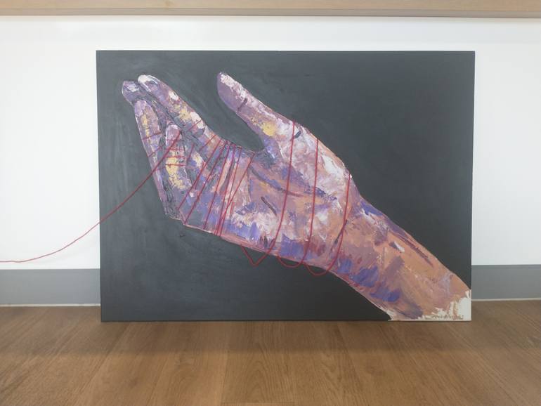 Original Figurative Love Painting by Jess Distill