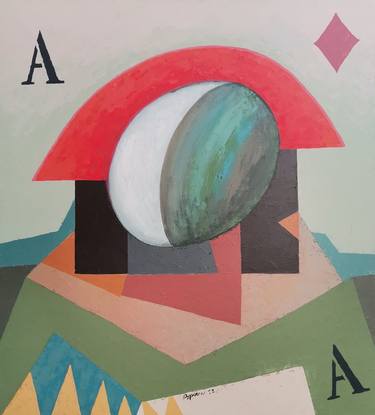 Original Geometric Paintings by Victor Popov