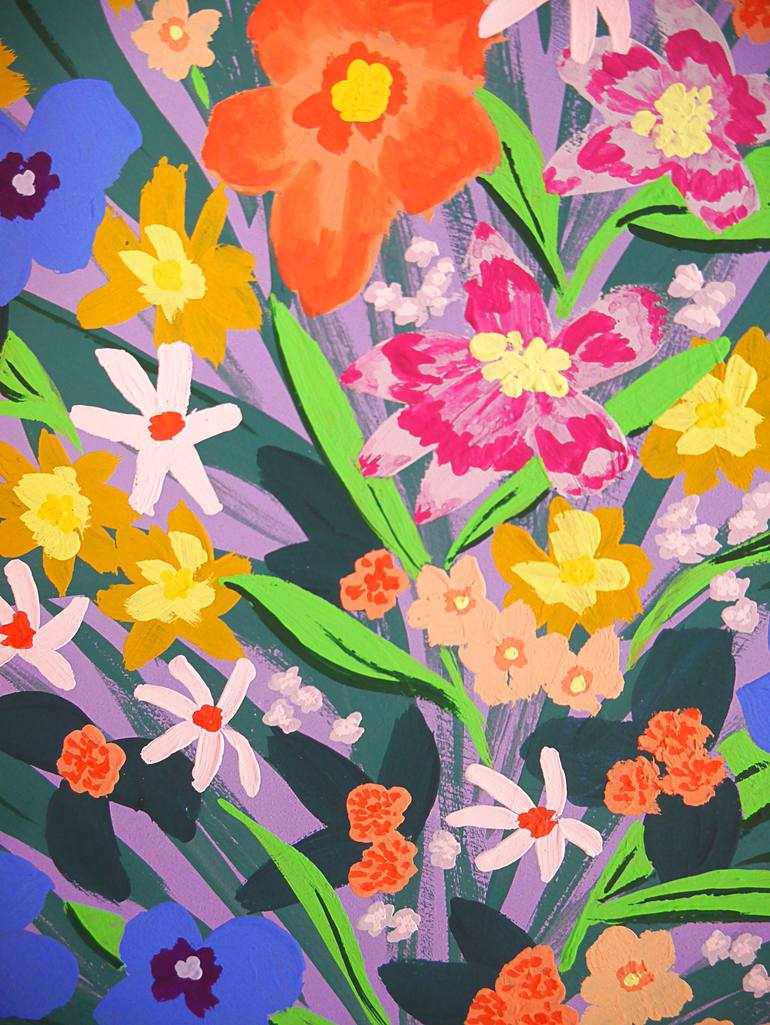 Original Floral Painting by Dana Kohlmann