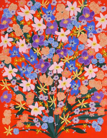 Original Contemporary Floral Paintings by Dana Kohlmann