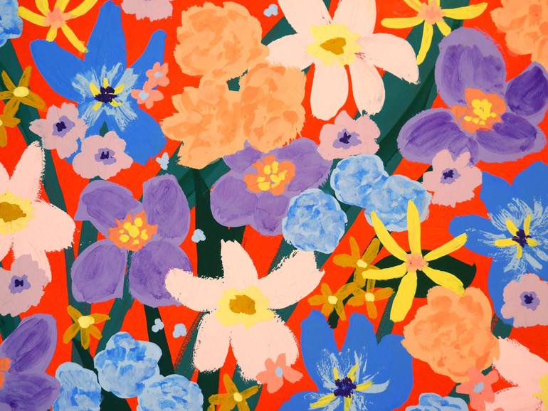 Original Floral Painting by Dana Kohlmann