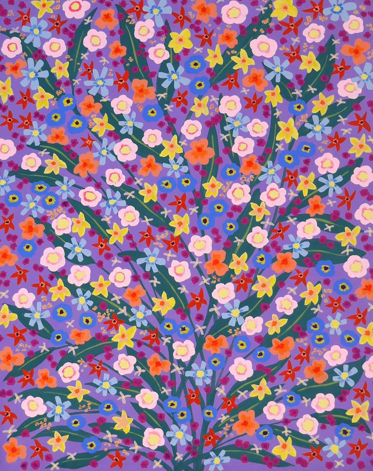 Original Contemporary Floral Painting by Dana Kohlmann