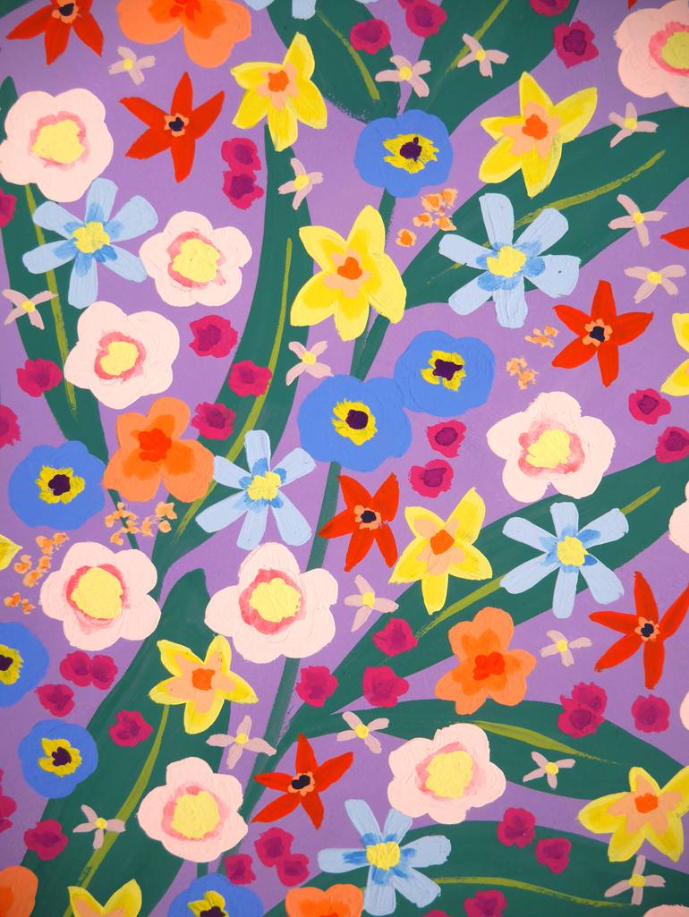 Original Contemporary Floral Painting by Dana Kohlmann