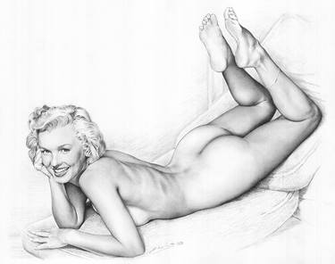Print of Nude Drawings by Michael Walcott