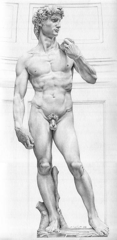 Michelangelo's David Sketch thumb