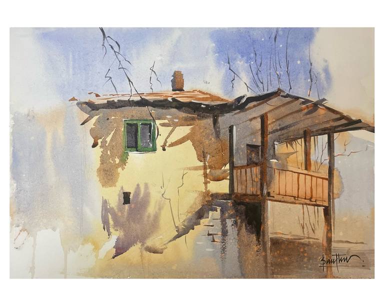 Print of Contemporary Architecture Paintings by Santhu Govind