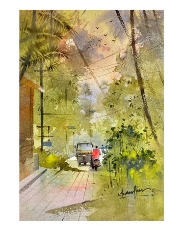 Original Landscape Paintings by santhu govind