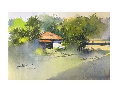 Print of Fine Art Home Paintings by santhu govind