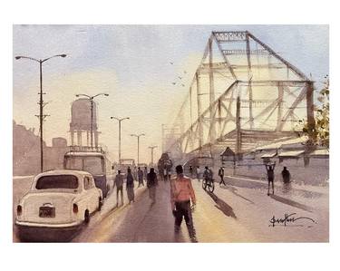 Original Contemporary Landscape Drawings by santhu govind