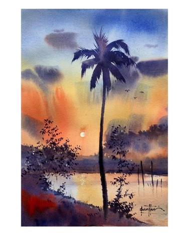 Original Landscape Paintings by santhu govind