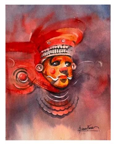 Original Abstract Culture Paintings by santhu govind