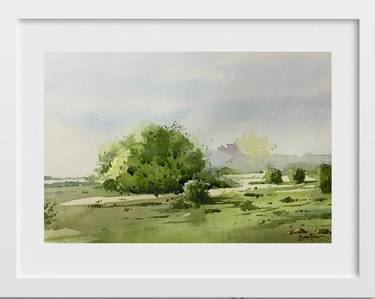 Original Documentary Landscape Paintings by santhu govind